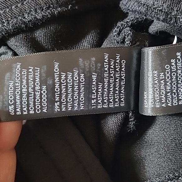 Liverpool Jeans Moto Asymmetric Zip Black Jacket Size Small - Picture 12 of 14